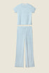 Pj Salvage Sweet Stripes Morning Blue Long PJ Set
