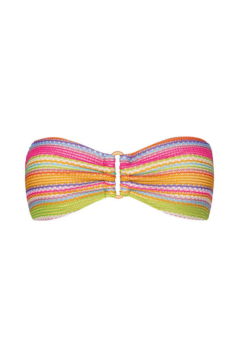 PQ Swim Rainbow Detail Bandeau Top