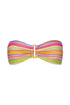 PQ Swim Rainbow Detail Bandeau Top