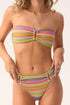 PQ Swim Rainbow Detail Bandeau Top