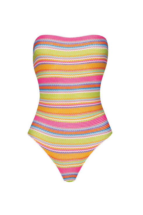 PQ Swim Rainbow Strapless One Piece