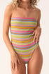PQ Swim Rainbow Strapless One Piece