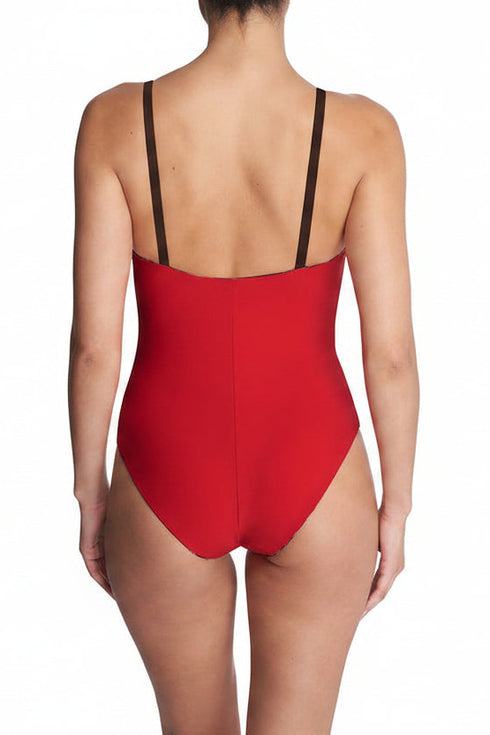 Natori Riviera Reversible One Piece Swimsuit