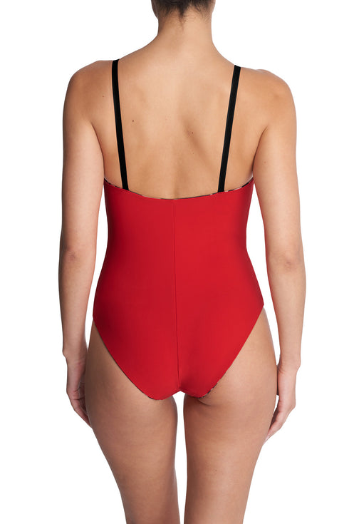 Natori Riviera Reversible One Piece Swimsuit