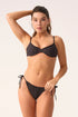 PQ Swim Rosebud Embroidered Lettuce Edge Underwire Top