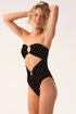 PQ Swim Rosebud Lettuce Edge Strapless Ring One Piece