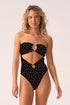 PQ Swim Rosebud Lettuce Edge Strapless Ring One Piece