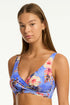 Sea Level Blue Hawaii Cross Front Top