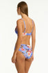Sea Level Blue Hawaii Mid Bikini Bottom