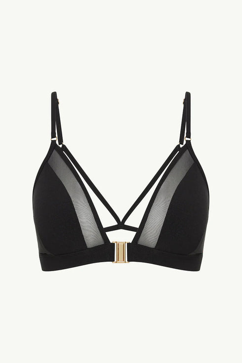 Sea Level Eclipse Cross Back Tri Bra Top