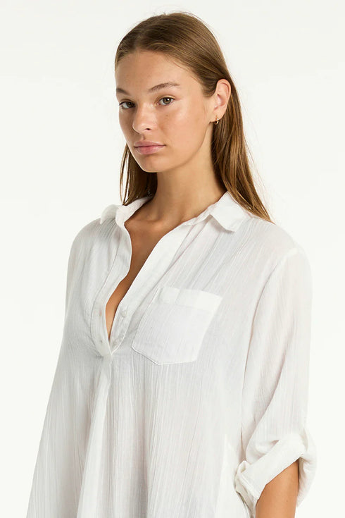 Sea Level Stella Salt Long Cover Up