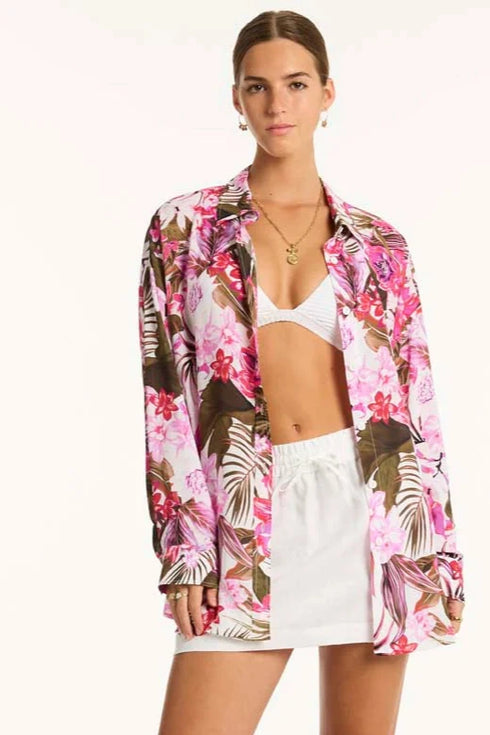 Sea Level Isla Beach Shirt Ot