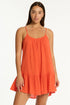 Sea Level Sunset Short Sundress