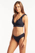 Sea Level Essentials Frill Bra Top