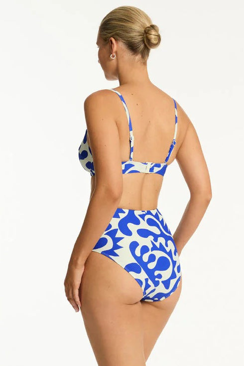 Sea Level Seascape High Waist Bottom