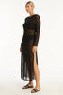 Sea Level Day Club Mesh Long Dress