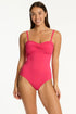 Sea Level Essentials Edit Twist Bandeau One Piece