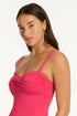 Sea Level Essentials Edit Twist Bandeau One Piece