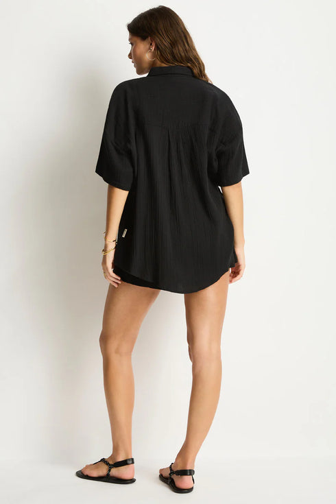 Sea Level Sunset Aloha Shirt