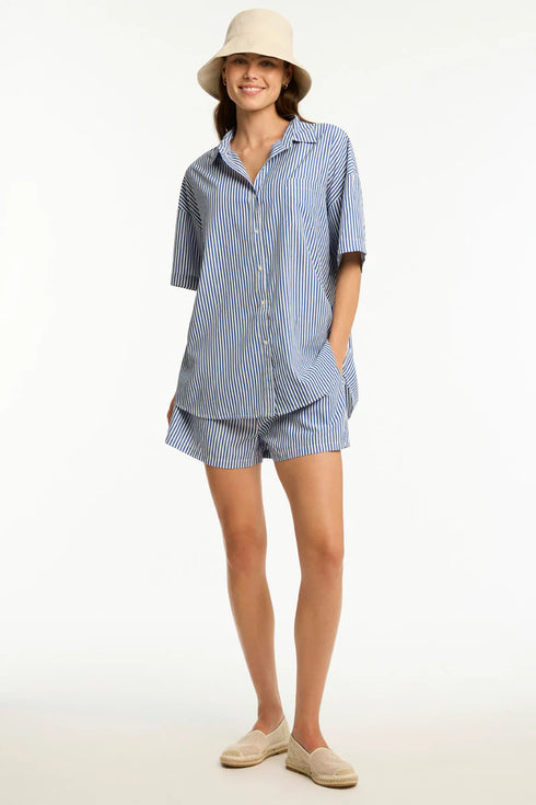 Sea Level Boathouse Aloha Shirt