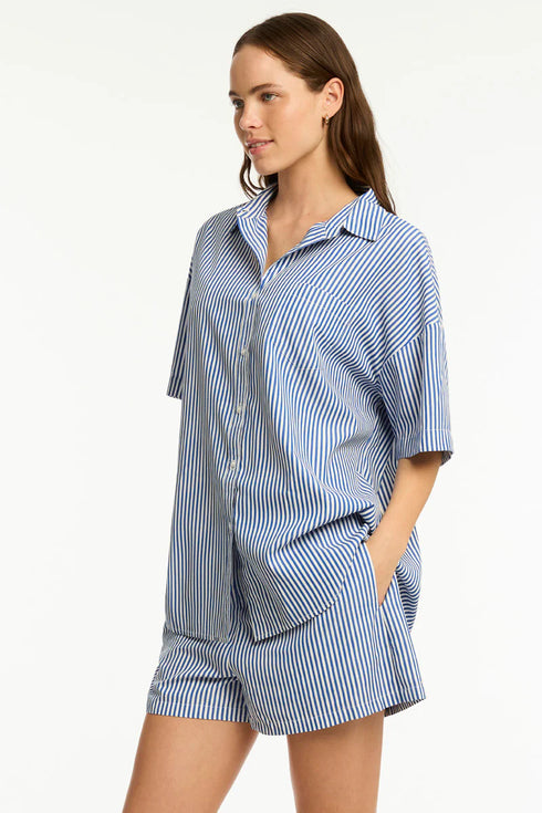 Sea Level Boathouse Aloha Shirt