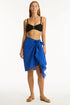 Sea Level Overswim Frayed Sarong