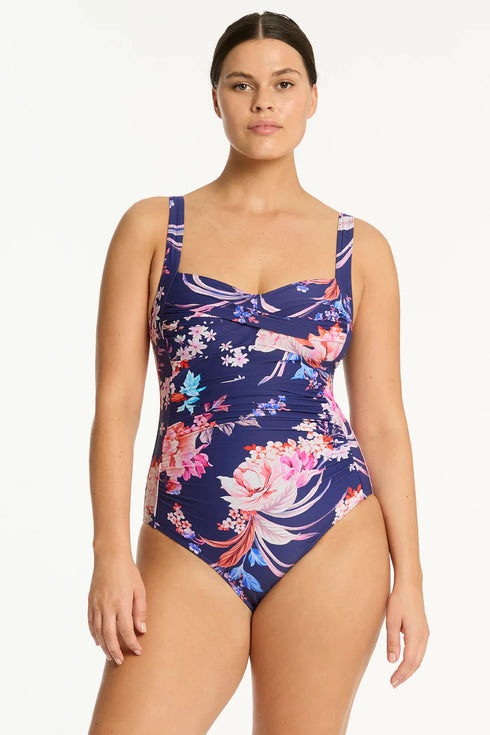 Sea Level Indochine Twist Front One Piece