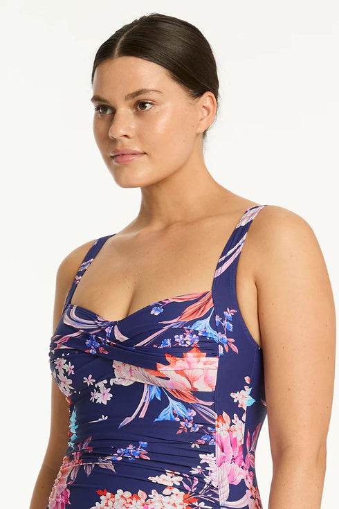 Sea Level Indochine Twist Front One Piece