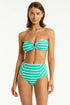 Sea Level Biarritz V Bar Bandeau Top