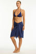 Sea Level Overswim Frayed Sarong