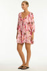 Sea Level Rosewood Boho Short Dress