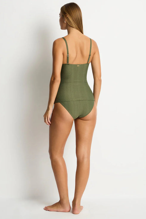 Sea Level Caracus Cross Front Tankini