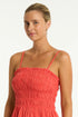 Sea Level Overswim Heatwave Bandeau Dress