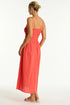 Sea Level Overswim Heatwave Bandeau Dress