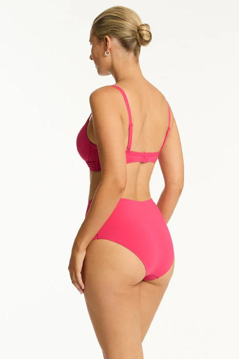 Sea Level Eco Essentials Cross Front Moulded Cup Bra