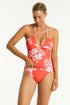 Sea Level Aloha Halter Bandeau Tankini
