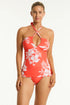 Sea Level Aloha Halter Bandeau Tankini