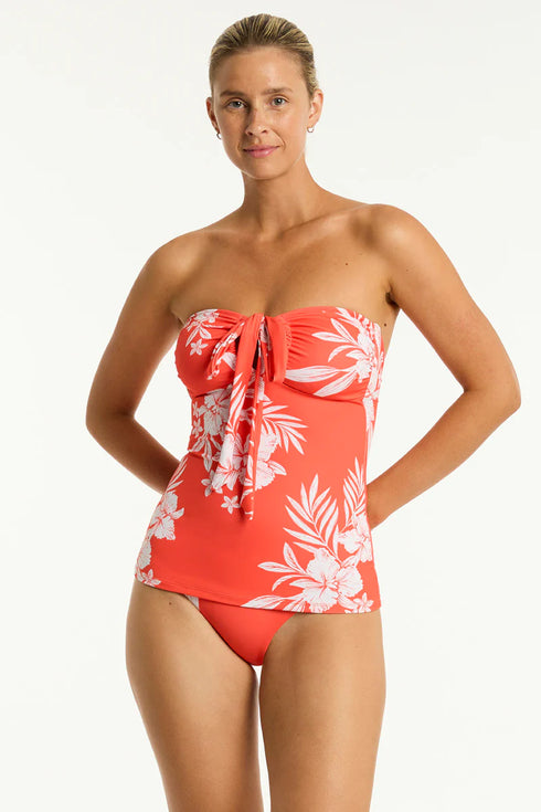 Sea Level Aloha Halter Bandeau Tankini