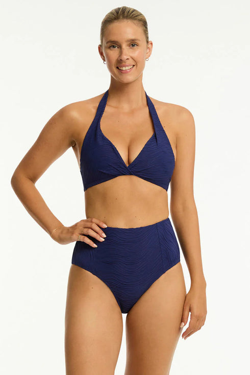 Sea Level De Soleil Twist Halter Top