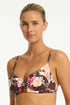 Sea Level Rosewood Balconette Bra Top