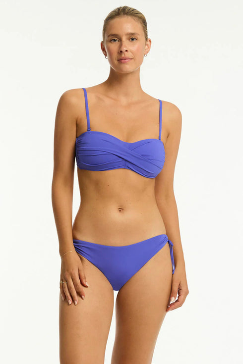 Sea Level Essentials Twist Bandeau Top