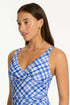 Sea Level Somerset Cross Front Tankini Top