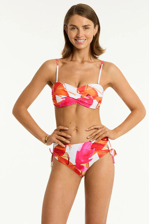 Sea Level Sublime Twist Bandeau Top