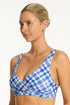 Sea Level Somerset Cross Front Bra Top