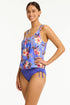 Sea Level Blue Hawaii Tank Singlet Top