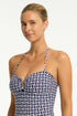 Sea Level Coast V Bar Bandeau One Piece
