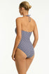 Sea Level Coast V Bar Bandeau One Piece