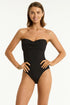 Sea Level Essentials Edit Twist Bandeau One Piece