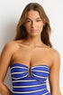 Sea Level Voyage U Bar Bandeau One Piece