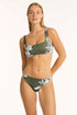 Sea Level Aloha Low Square Neck Bra